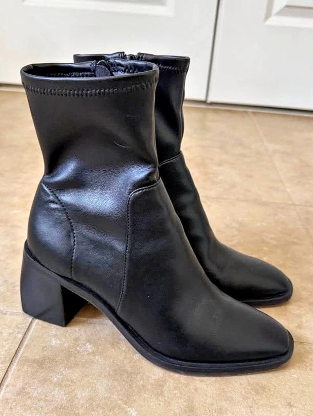 Dolce Vita Black Heeled Ankle Boots